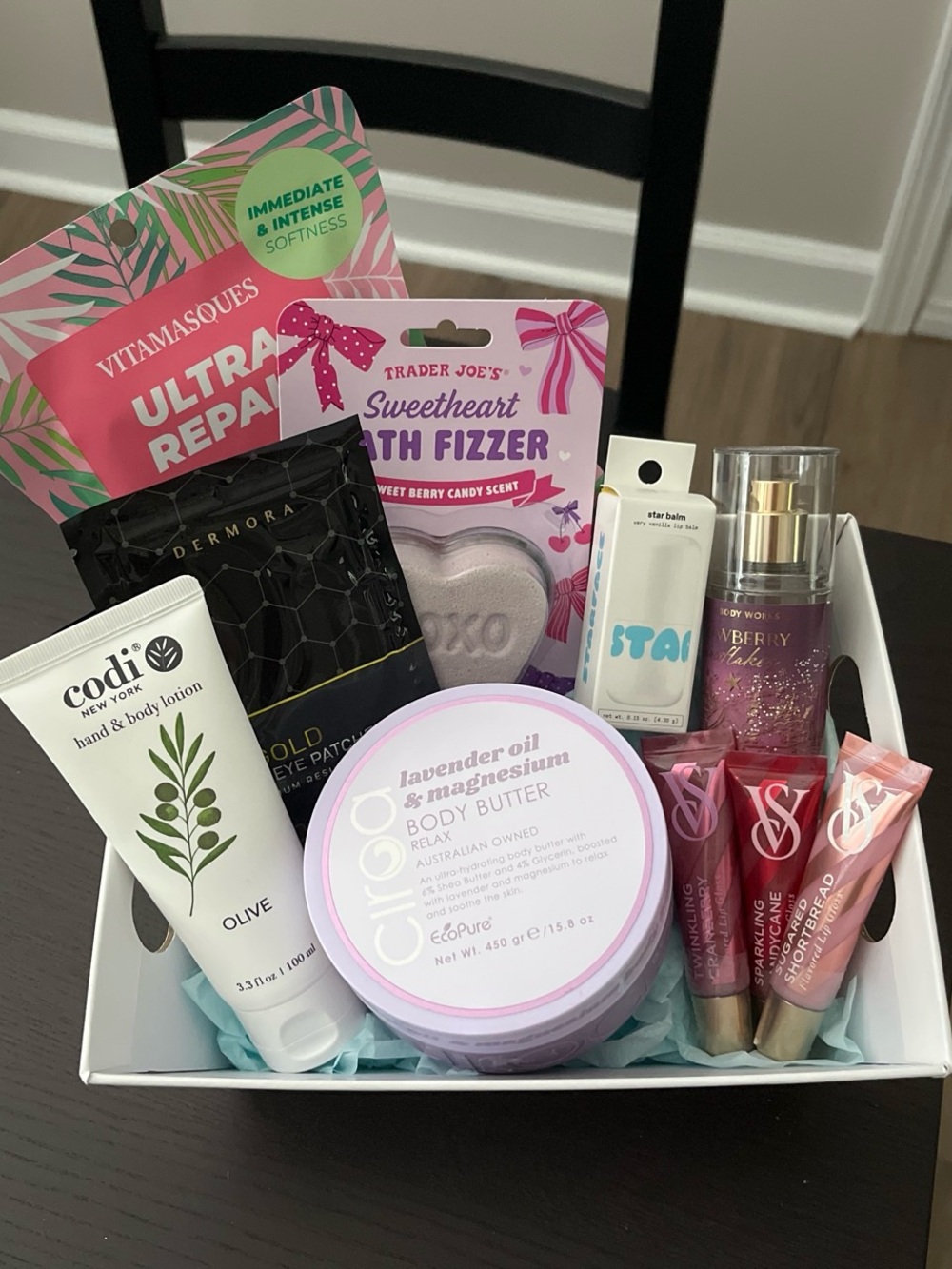 Self-Care Gift Box with Lavender Body Butter & Olive Hand Lotion